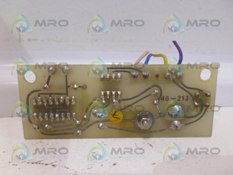 INDUSTRIAL MRO PART# 80-213 46-213 *USED*