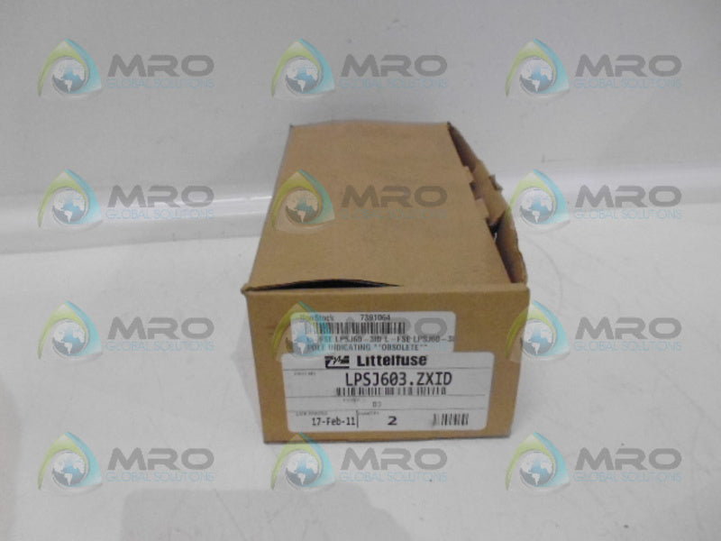 LITTELFUSE LFPSJ603.ZXID FUSE HOLDER (PK OF 2) *NEW IN BOX*