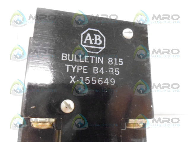 ALLEN BRADLEY X-155649 OVERLOAD RELAY *USED*