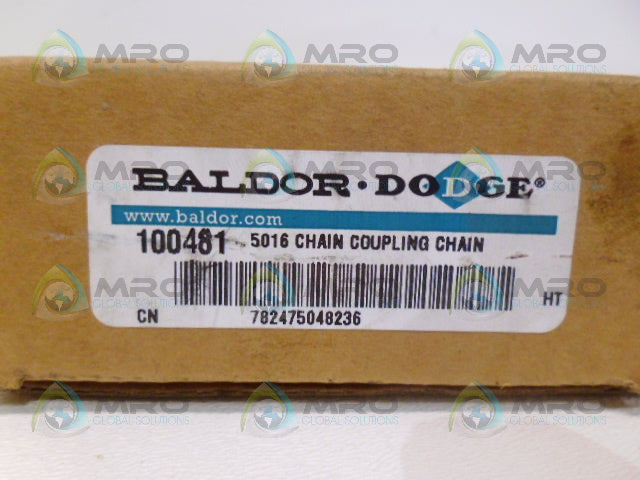 BALDOR DODGE 100481 5016 CHAIN COUPLING *NEW IN BOX*