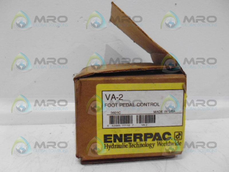 ENERPAC VA-2 FOOT PEDAL CONTROL *NEW IN BOX*