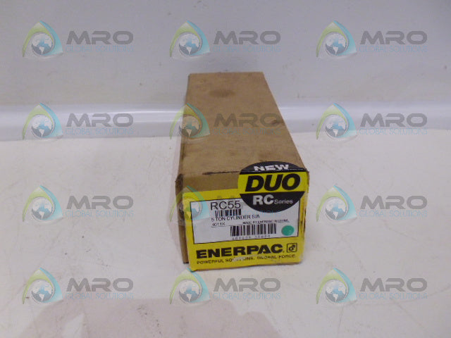 ENERPAC RC55 5 TON CYLINDER SINGLE ACTING *FACTORY SEALED*
