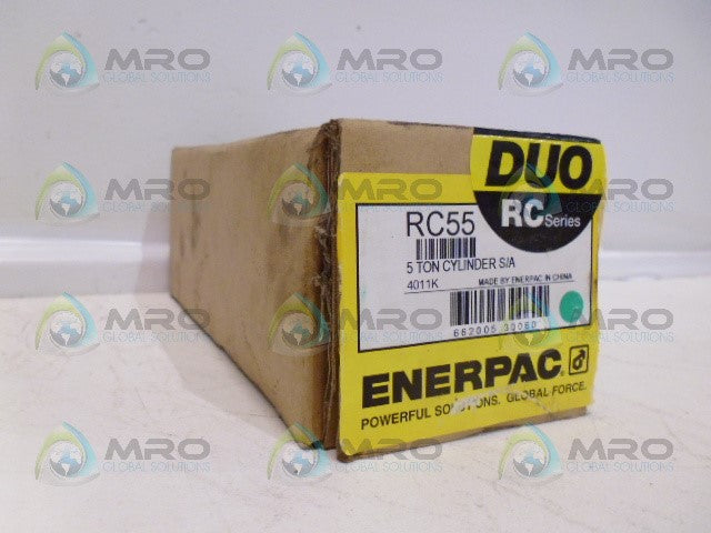 ENERPAC RC55 5 TON CYLINDER SINGLE ACTING *FACTORY SEALED*
