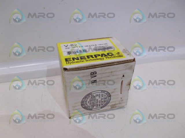 ENERPAC V-82 NEEDLE VALVE *FACTORY SEALED*