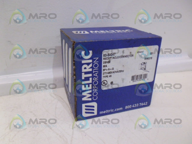 MELTRIC 63-38047 INLET/PLUG DSN30 *NEW IN BOX*