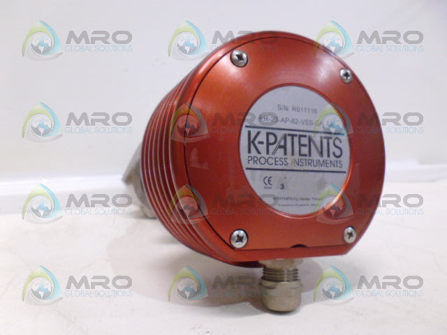K-PATENTS PR-23-AP-62-VSS-GP-AA REFRACTORMETER SENSOR *NEW NO BOX*
