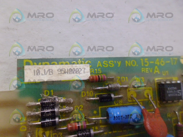 DYNAMTIC 15-46-17 CONTROL BOARD *USED*