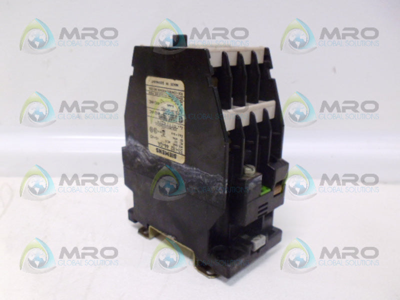 SIEMENS 3TH8244OA CONTACTOR UNMP