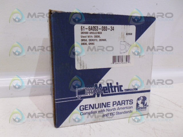 MELTRIC 61-6A053-080-34 DSN60 ANGLE BOX *NEW IN BOX*
