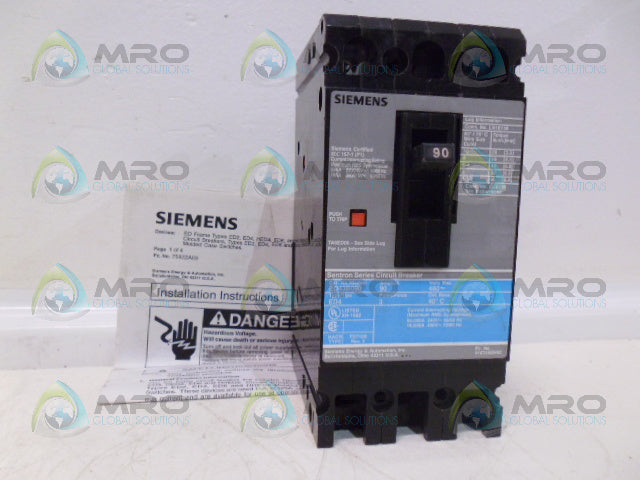 SIEMENS ED43B090 CIRCUIT BREAKER 90A *NEW IN BOX*