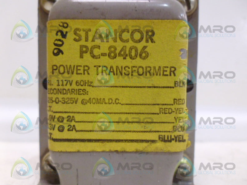 STANCOR PC-8406 POWER TRANSFORMER *NEW IN BOX*