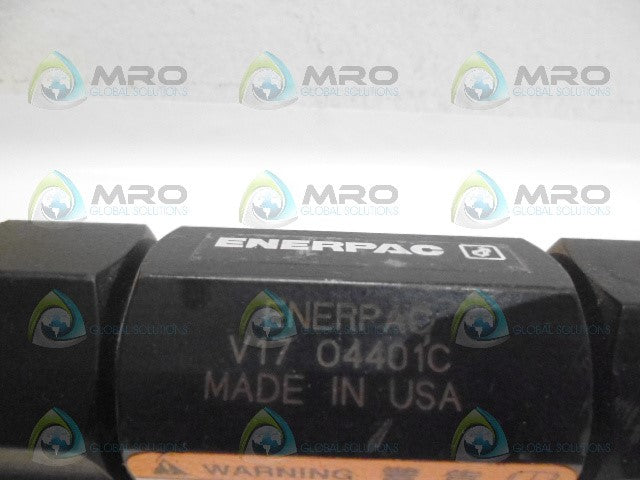 ENERPAC V17 CHECK VALVE *NEW NO BOX*
