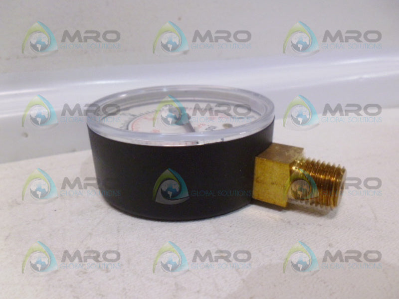 WIKI 8990560 111.10 2.5" PRESSURE GAUGE 30 PSI 1/4" *NEW IN BOX*