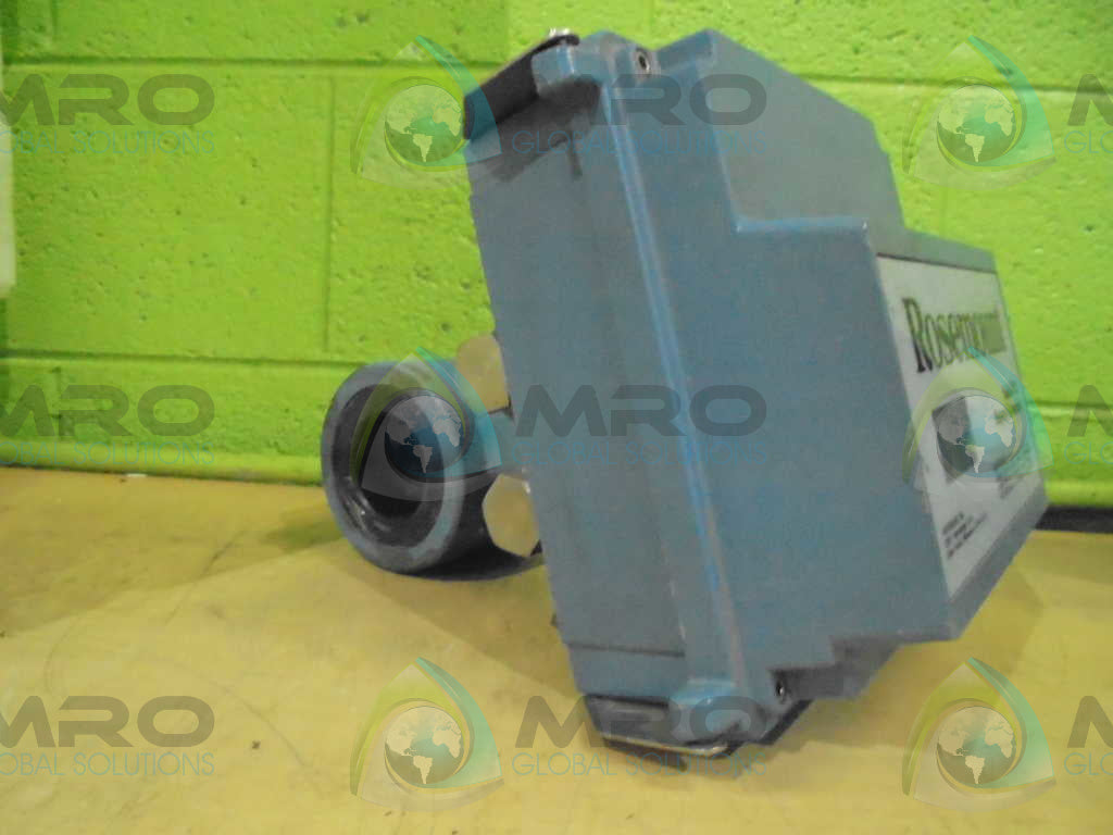 ROSEMOUNT 8722TA03 MAGNETIC FLOW TRANSMITTER w/ ROSEMOUNT 8711RRE020T1 *USED*