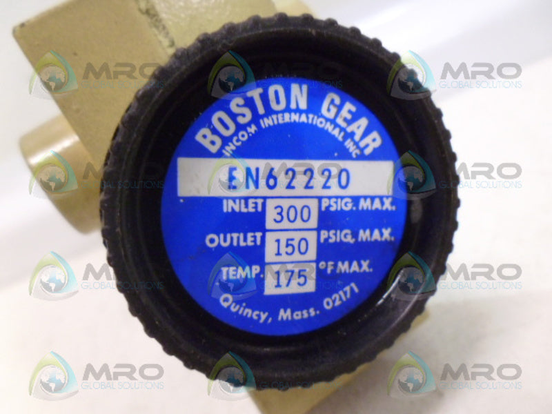 BOSTON GEAR EN62220 PRESSURE REGULATOR *NEW NO BOX*
