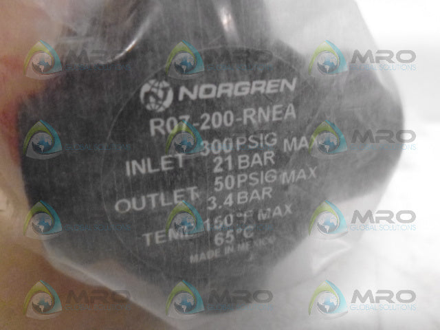 NORGREN R07-200-RGEA REGULATING VALVE *NEW IN FACTORY BAG*
