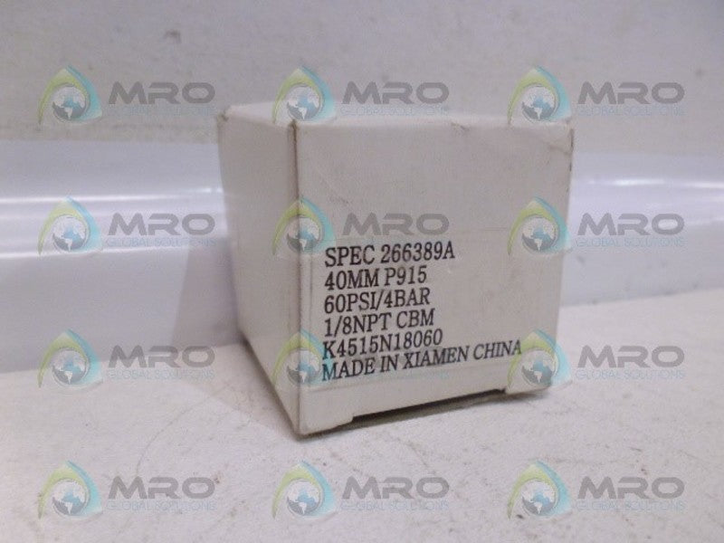 SPEC K4515N18060 PRESSURE GAUGE 0-60*NEW IN BOX*
