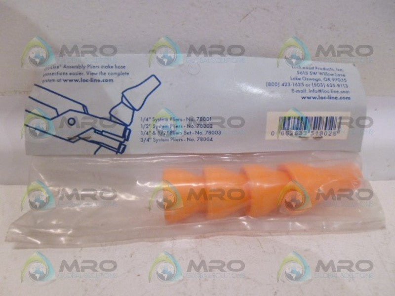 LOC-LINE 51802 ROUND NOZZLE 3/8" (PK OF 4) *NEW IN FACTORY BAG*