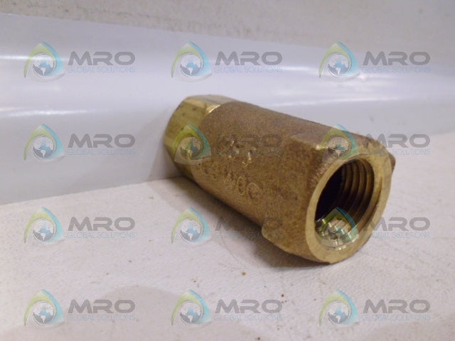 APOLLO 61-103-01 BRONZE CHECK VALVE 1/2" *NEW NO BOX*