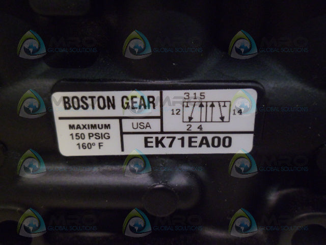 BOSTON GEAR EK71EA00 4-WAY MANUAL AIR CONTROL VALVE (AS PICTURED) *NEW NO BOX*