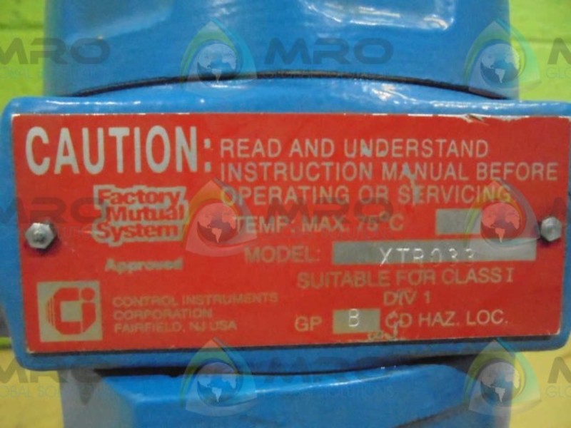 FACTORY MUTUAL SYSTEMS  XTR033 *USED*