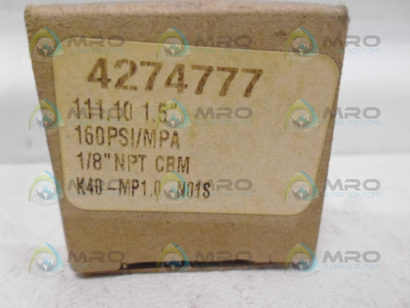 SMC 4274777 PRESSURE GAUGE 11.10 1.5" *NEW IN BOX*