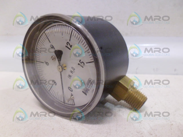 WEISS 10804 PRESSURE GAUGE 0-30 *NEW NO BOX*