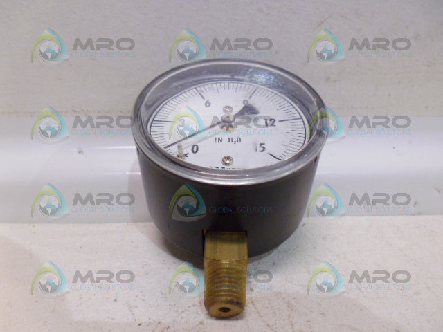 WEISS 10804 PRESSURE GAUGE 0-30 *NEW NO BOX*