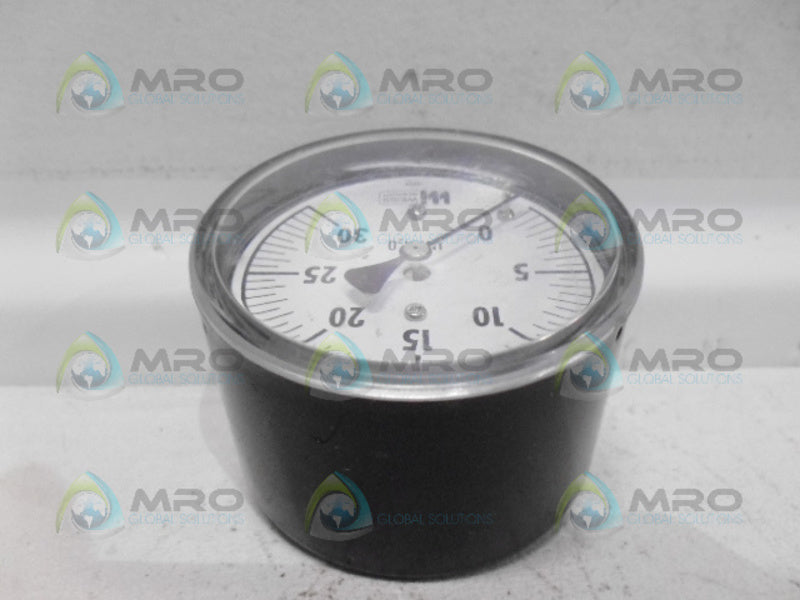 WEISS 10809 PRESSURE GAUGE 0-30 *NEW NO BOX*