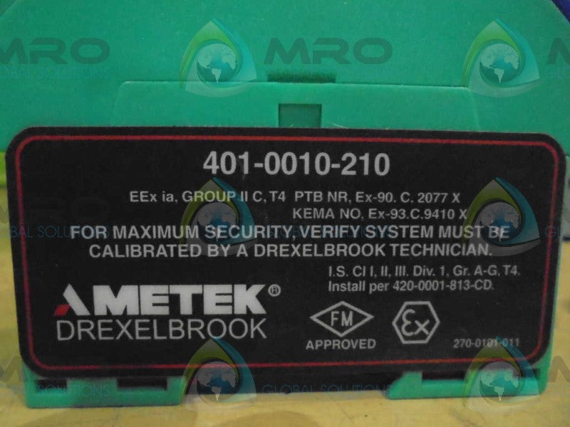 AMETEK 401-0010-210 VERIFY SWITCH MODULE *NEW NO BOX*