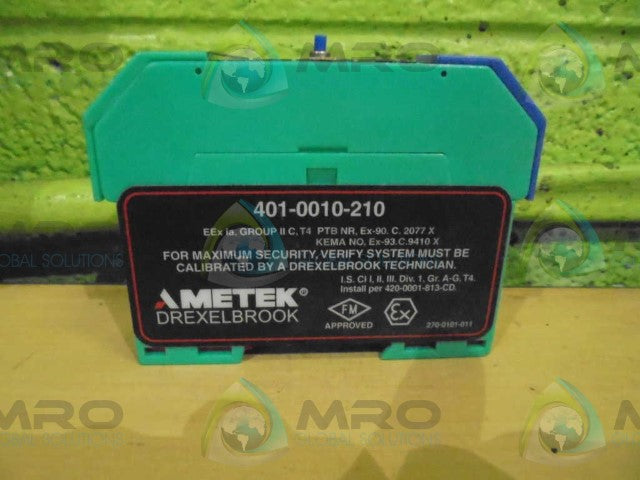 AMETEK 401-0010-210 VERIFY SWITCH MODULE *NEW NO BOX*