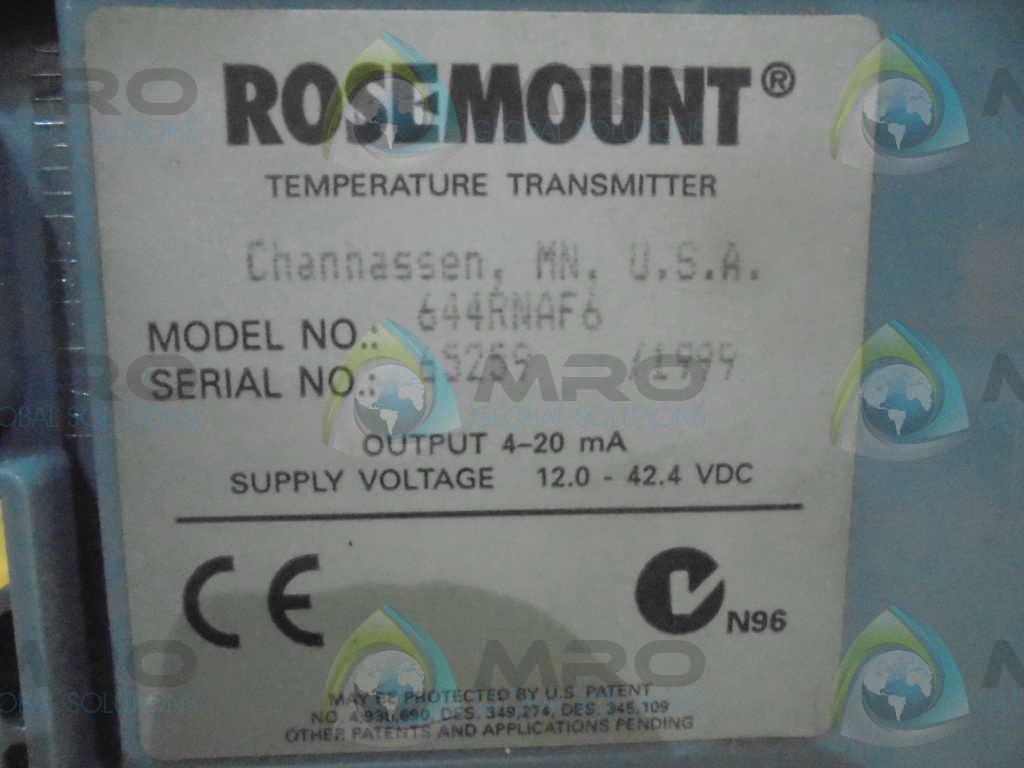 ROSEMOUNT 644RNAF6 TEMP. TRANSMITTIER *NEW NO BOX*