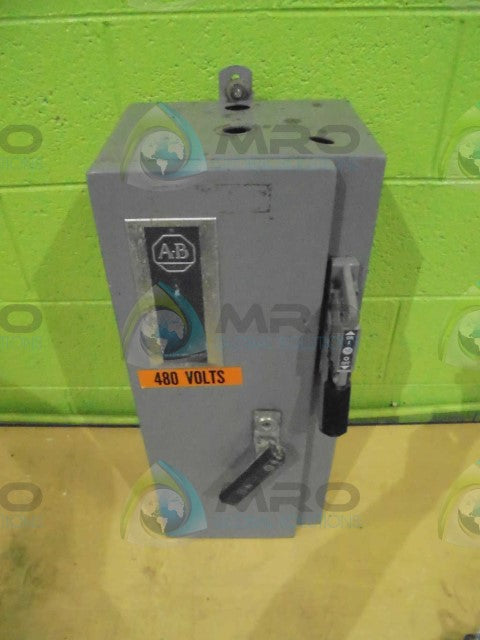 ALLEN BRADLEY 512-BJCD-24R SER.D STARTER DISCONNECT *USED*