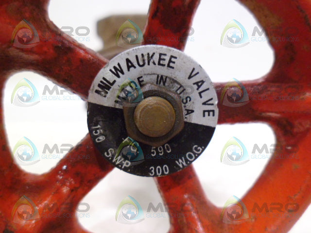 MILWAUKEE FIG 590 300 WOG GATE VALVE *NEW NO BOX*