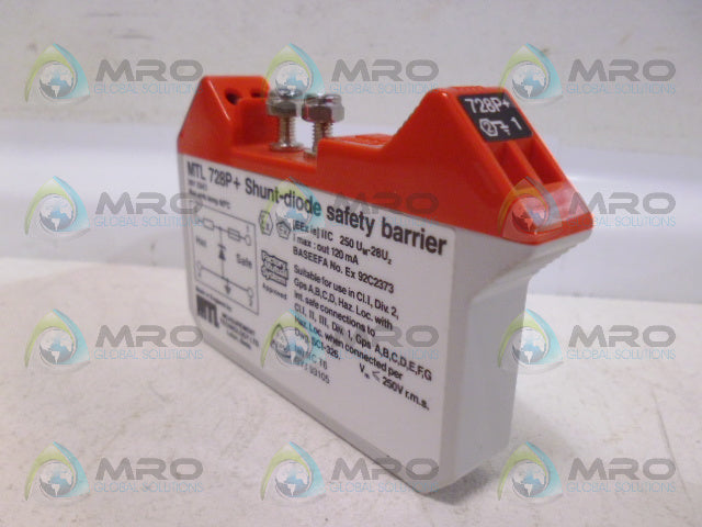 MEASUREMENT TECHNOLOGY MTL728P+ SHUNT DIODE SAFTEY BARRIER *NEW NO BOX*
