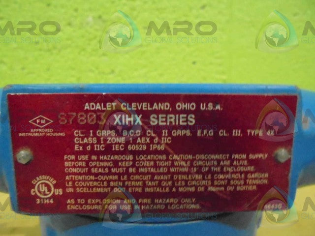 ADALET S7803 XIHX 12.5"ROD *NEW NO BOX*