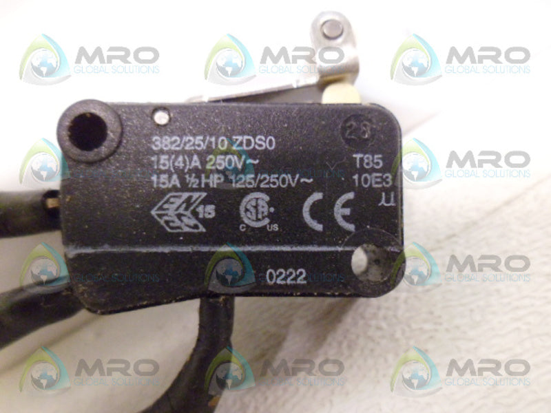 OTEHALL ENGLAND 382/25/10 ZDS0 0222 T8510E3 *USED*