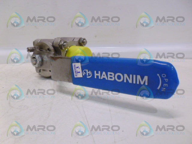 HABONIM 6-T3 BALL VALVE *NEW NO BOX*