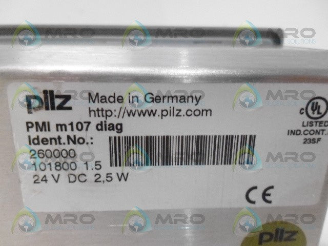 PILZ PMI-M107-DIAG OPERATOR INTERFACE *NEW NO BOX*