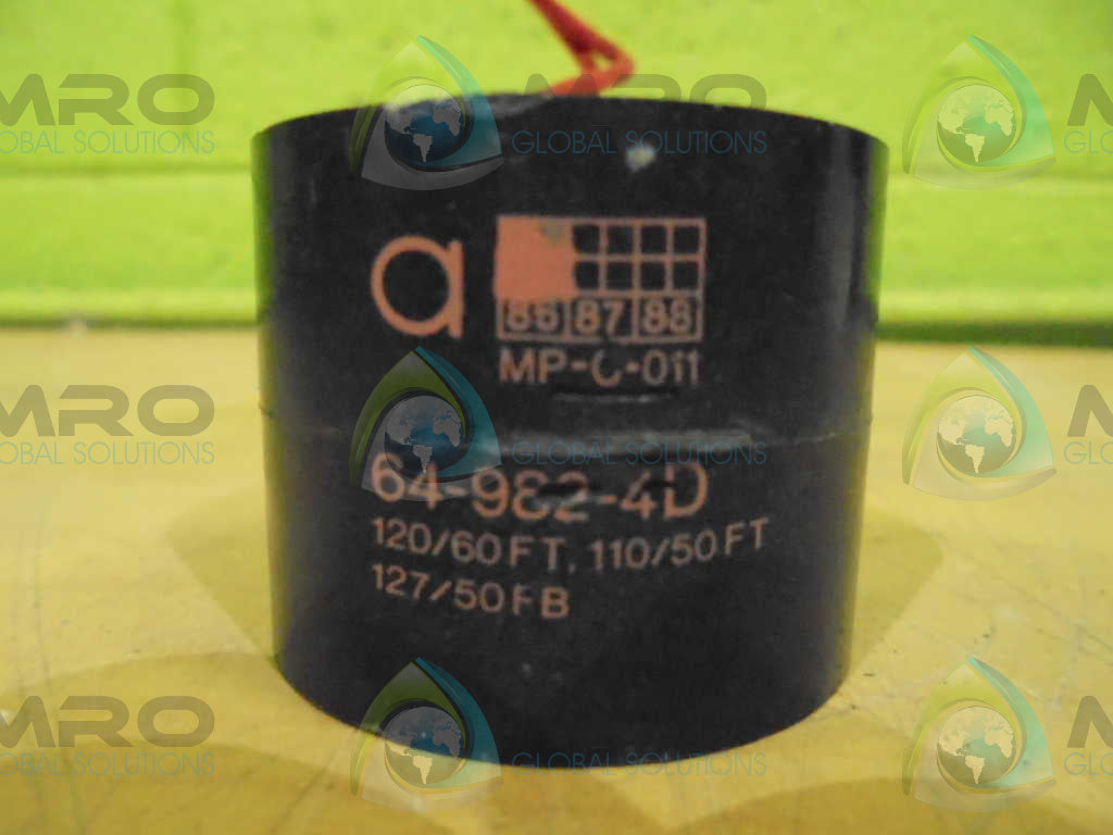 ASCO 64-982-4D SOLENOID COIL 120/110V *NEW NO BOX*