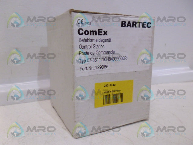 BARTEC COMEX 07-3511-10N84000000R STOP PUSHBUTTON *NEW IN BOX*