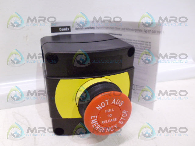BARTEC COMEX 07-3511-10N84000000R STOP PUSHBUTTON *NEW IN BOX*