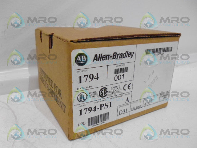 ALLEN BRADLEY 1794-PS1 SER A POWER SUPPLY MODULE DATE: 01/98 *FACTROY SEALED*