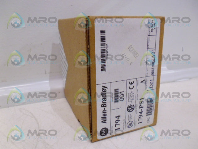ALLEN BRADLEY 1794-PS1 SER A POWER SUPPLY MODULE DATE: 01/98 *FACTROY SEALED*