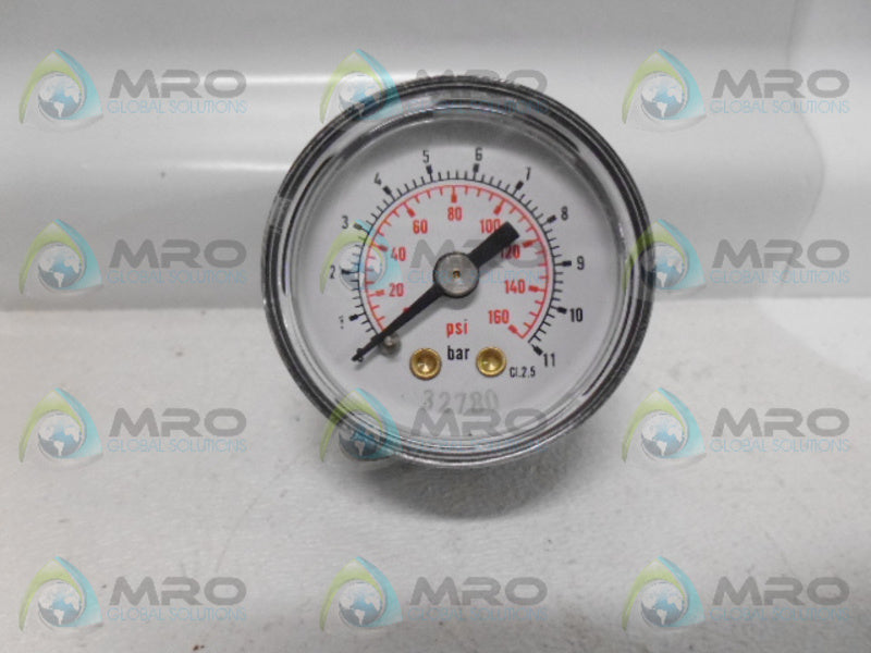INDUSTRIAL MRO 32780 PRESSURE GAUGE 1-11 PSI *NEW NO BOX*