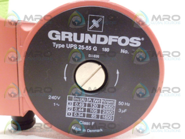 GRUNDFOS UPS25-55G 180 BRUTE *NEW NO BOX*