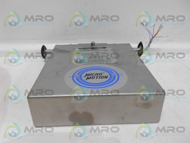 MICRO MOTION DS040S SANITARY MASS FLOW SENSOR *USED*