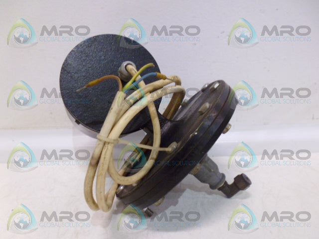 WIKA 422.12.100 PRESSURE GAUGE w/ ALARM *USED*