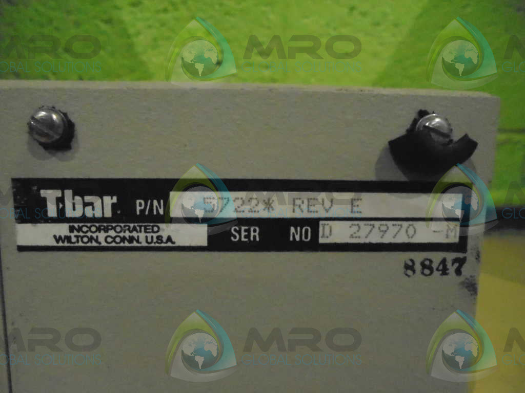 TBAR 5722* REV E *USED*