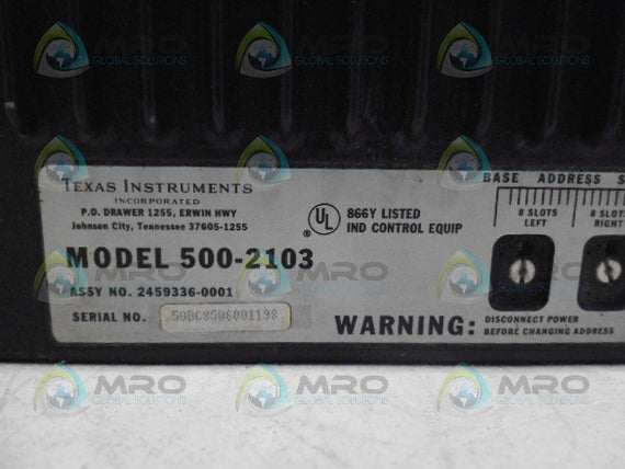 TEXAS INSTRUMENTS 500-2103 DISTRIBUTED CONTROLLER *USED*